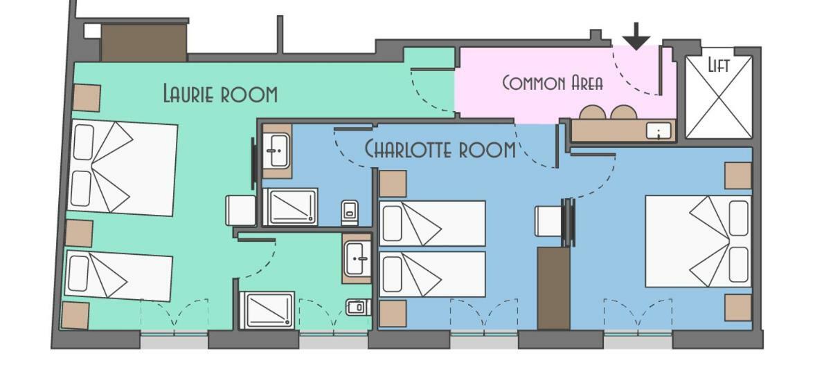 Residenza Flamingo Boloňa Pokoj fotografie
